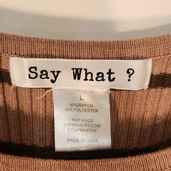 Women's dress body pink and brown - Picture 2 of 3